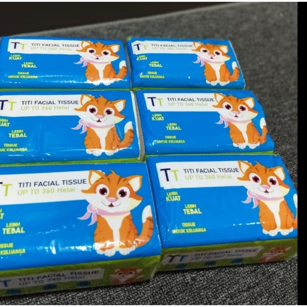 [COD 6 PACK] PROMO Tisu Titi (6 pack 360 helai) Murah Lengkap Satuan Soft Lembut Anti Sobek Bergaran