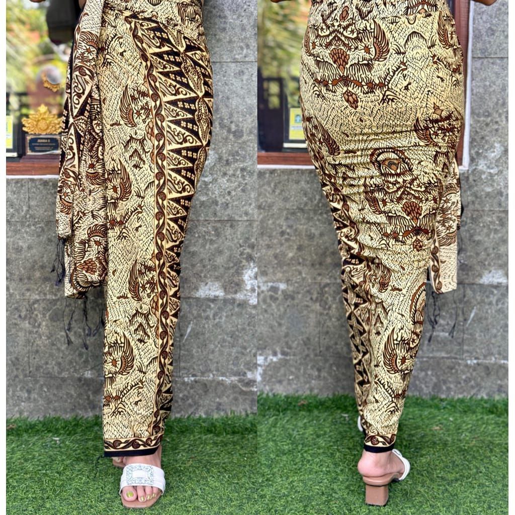 Kamen lembaran Sutra Paris set selendang murah Kamen wanita setelan kebaya Kamen Bali selendang