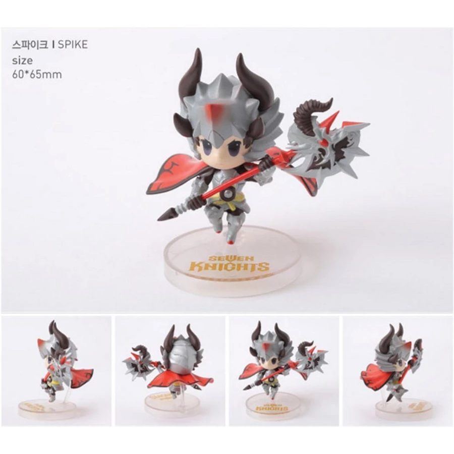 Action Figure Spike Seven Knights / Figure Mini Seven Knights Original Korea ( 7 Knights / Seven Kni