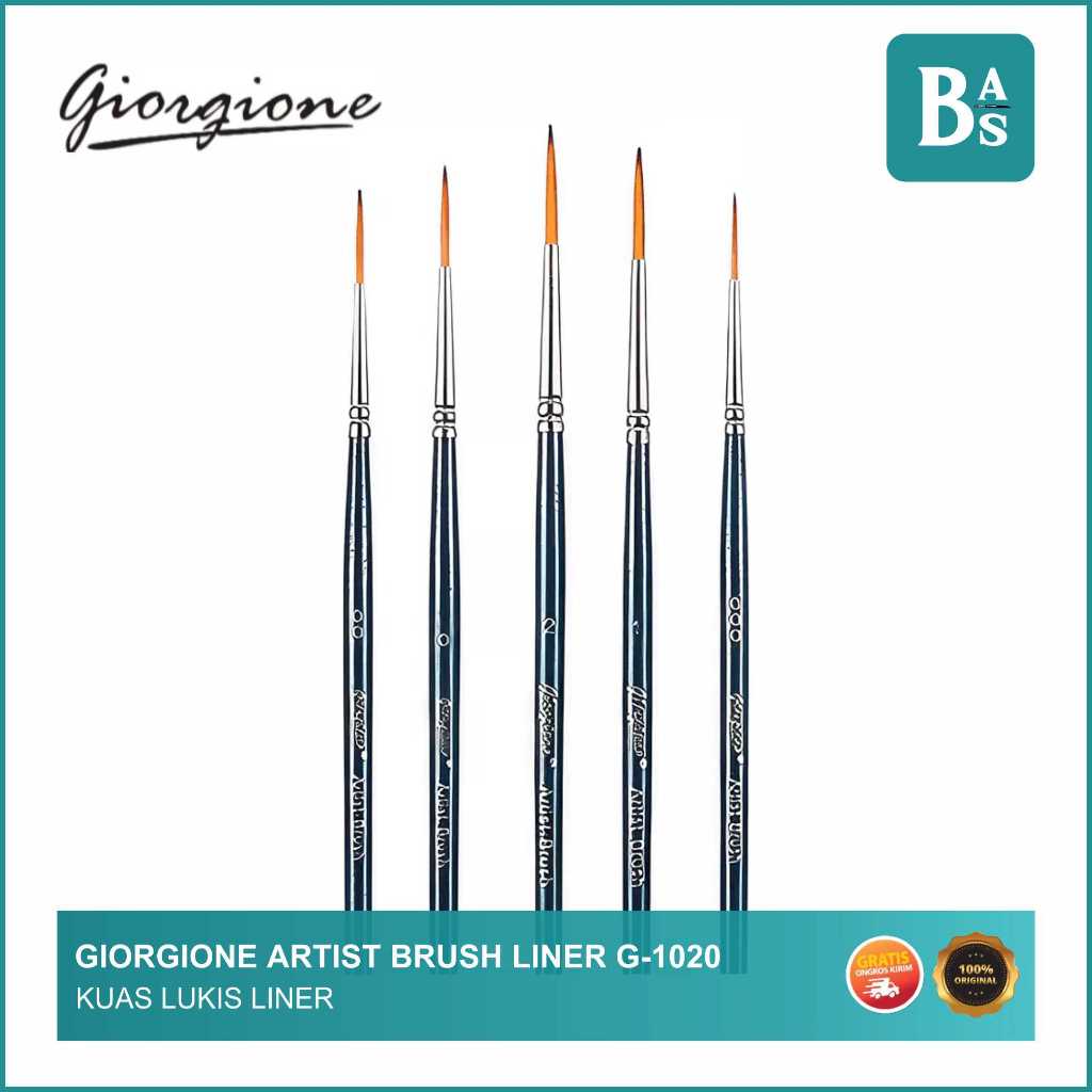Giorgione - Artist Brush Liner G-1020 - Kuas Lukis - Bali Art Supplies