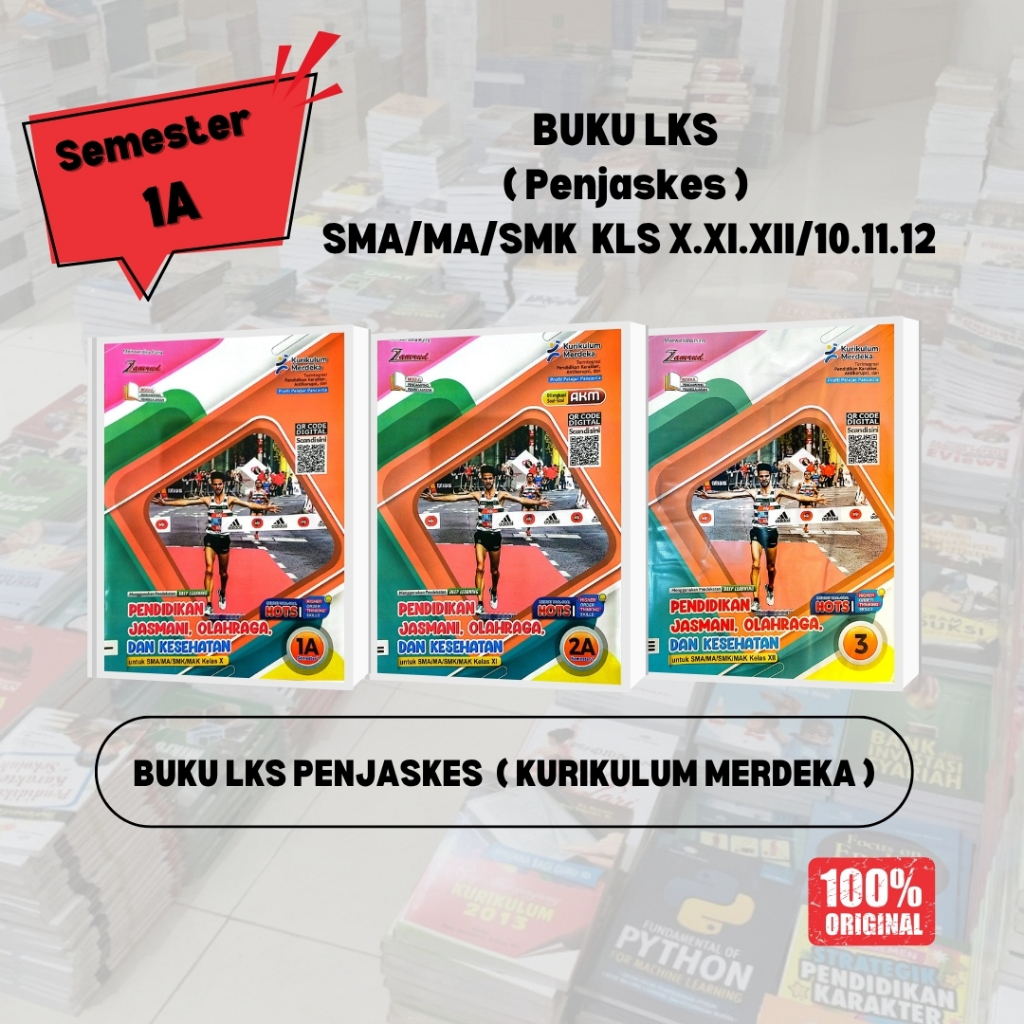 LKS PJOK Kelas 10 11 12 Semester 1A SMA/MA/SMK Kurikulum Merdeka