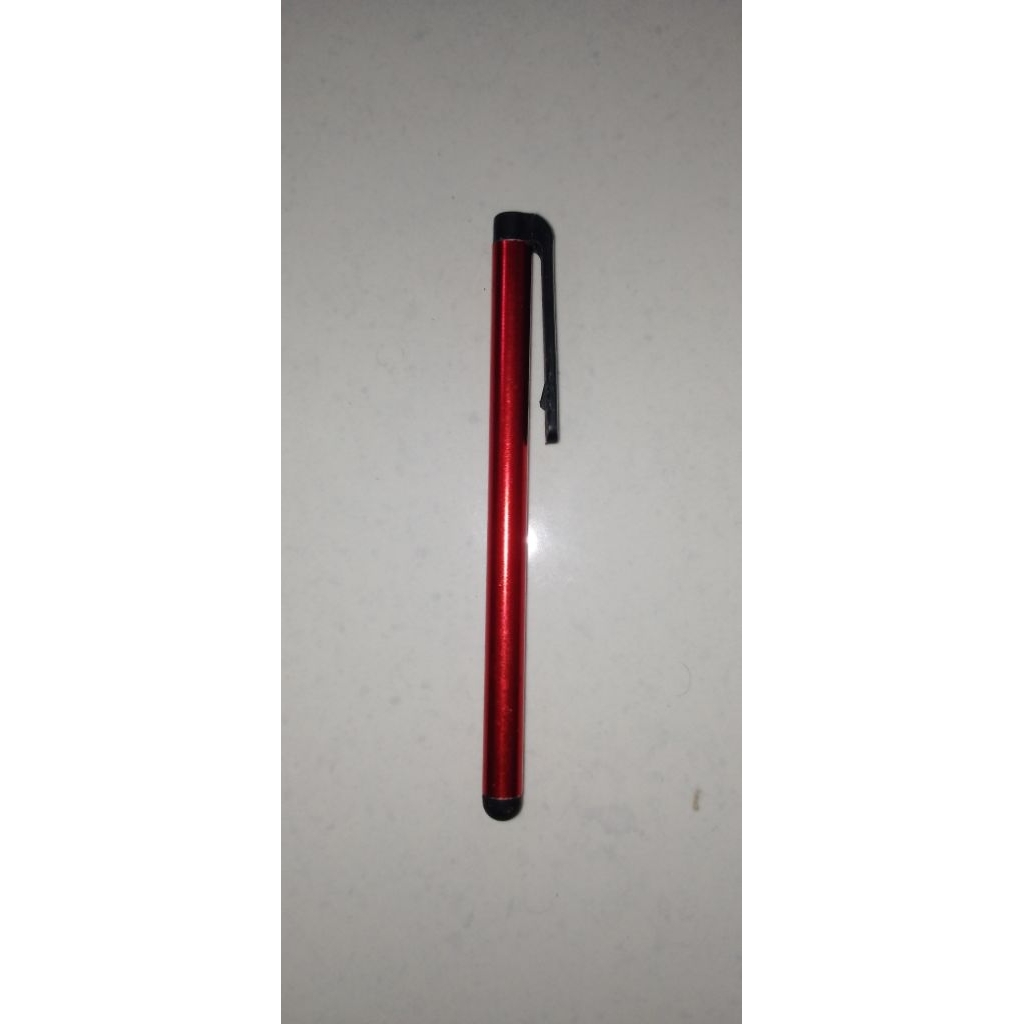 Stylus Pen Alat Bantu Sentuh Layar HP/Tablet Warna Merah - BEKAS (TOLONG BACA DESKRIPSI TERLEBIH DAH