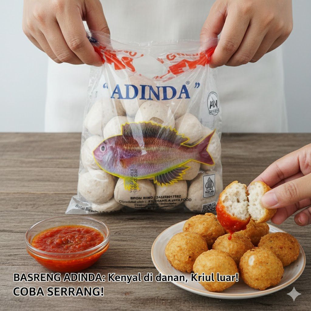 BASRENG ADINDA bahan keripik basreng. isi 24 butir/pak.harga untuk 10 bungkus