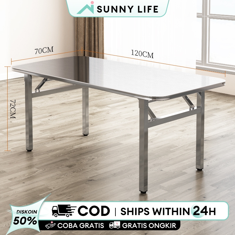 Meja Lipat Portable Meja Lipat Besi Meja Belajar Lipat Meja Lipat Jualan Meja Bar Dapur Lipat