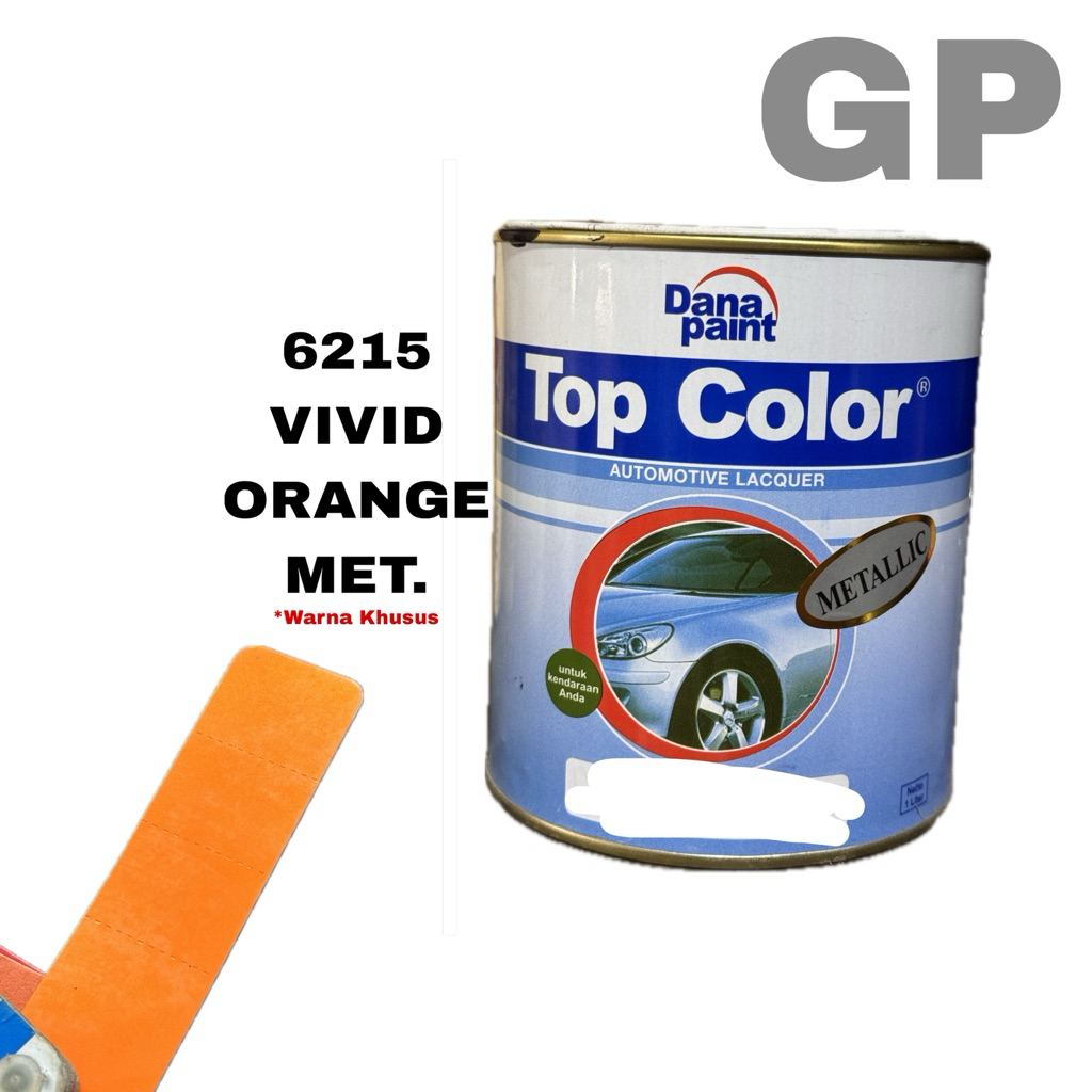 Top Color 6215 VIVID ORANGE || Cat Mobil || Danapaint