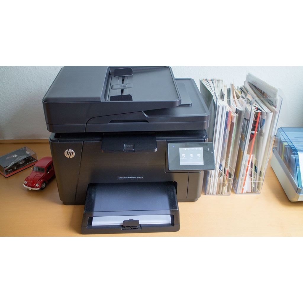 Printer HP colour LaserJet Peo Mfp 177fw - scan F4 di kaca scaner
