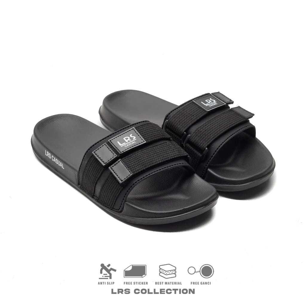 Sandal Pria Wanita LRS Casual Anti Slip Ringan || Sandal Slide LRS Casual Pria Wanita Phylon Empuk