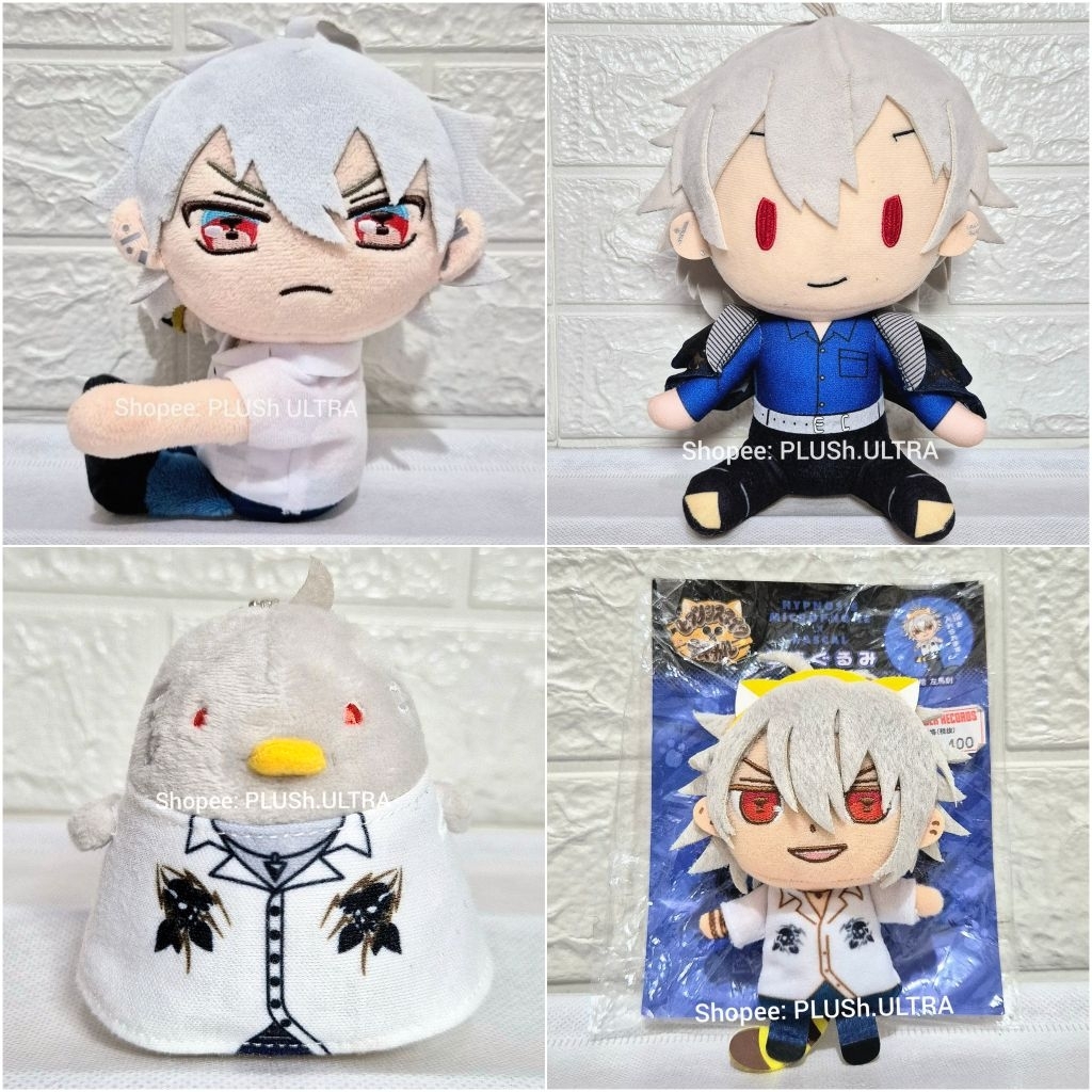 Samatoki Aohitsugi Hypnosis Mic Hypmic Rap Battle Anime Plush Doll Keychain Gantungan Kunci Boneka i