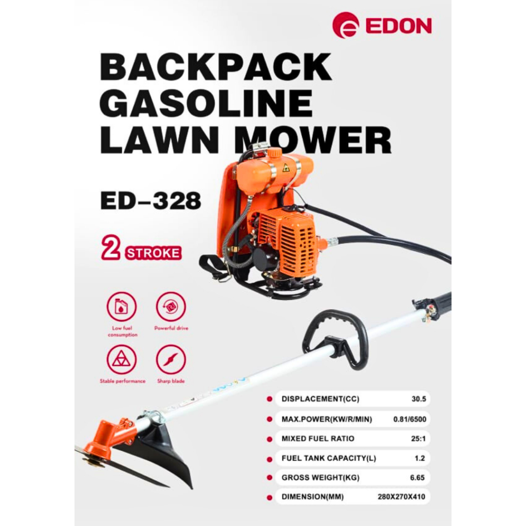 Mesin Potong Rumput Edon ED328 - 2 Tak