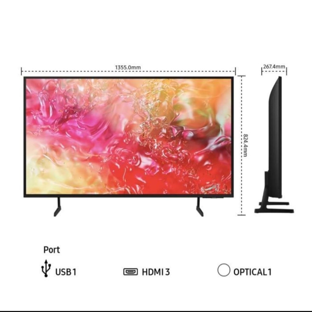 TV LED SAMSUNG 60INCH SMART TV 4K 60DU7000