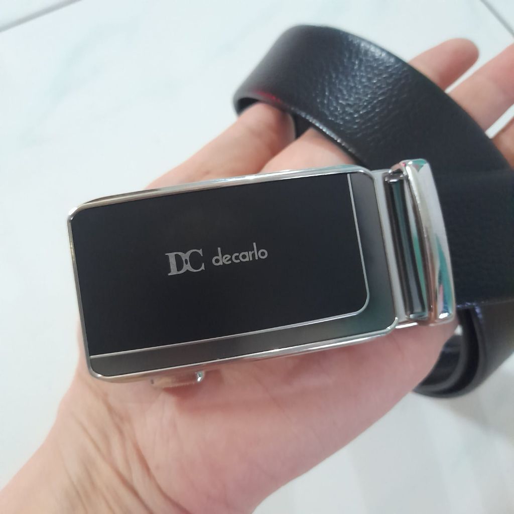 Ikat Pinggang Kulit Tali Pinggang Pria Import Decarlo