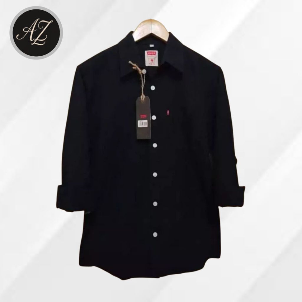 Kemeja lengan Panjang HURLEY, Polos warna Original Fashion terbaru