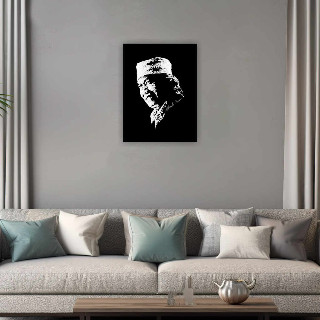 Poster Cak Nun Hiasan Dinding Emha Ainun Najib, Mustofa Bisri, Gus Lik Lukisan Wall Decor