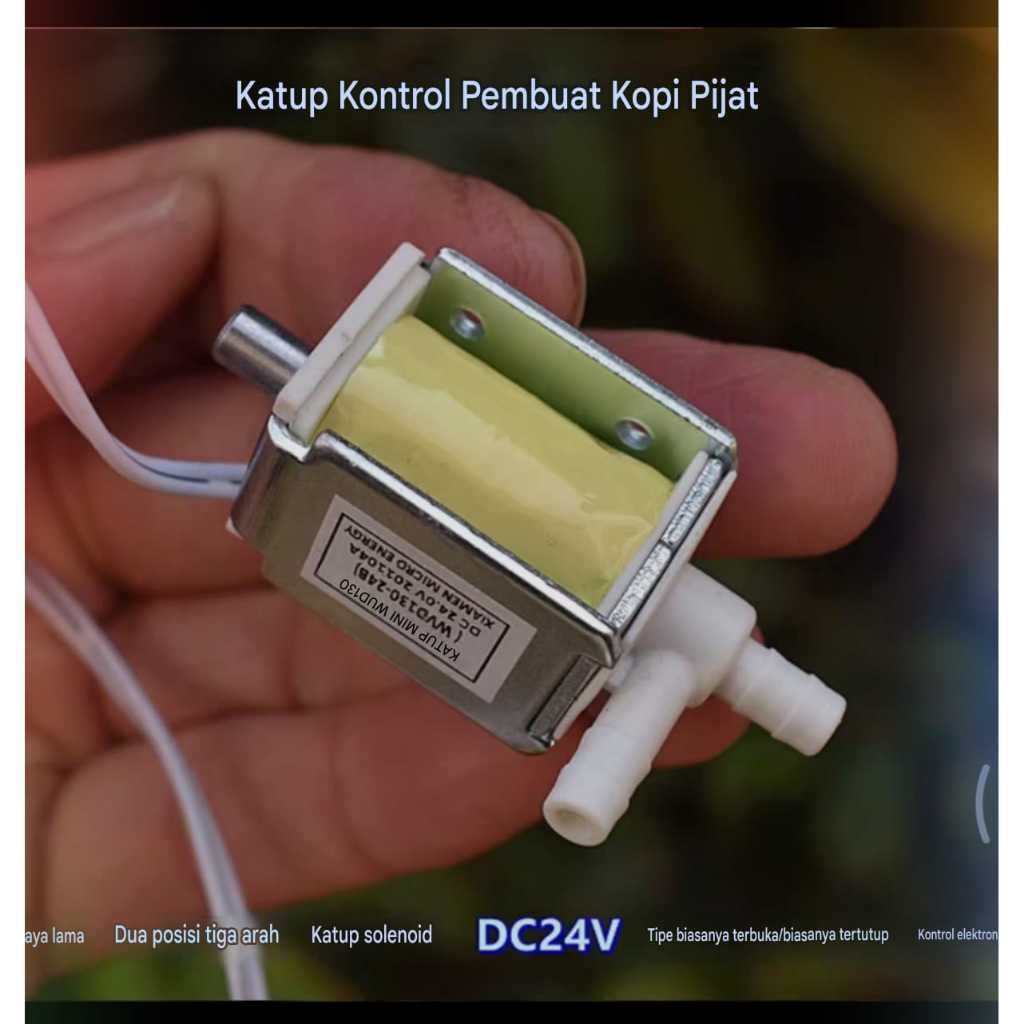 mini valve solenoid 24v dc udara 3 way universal kran elektrik air valve