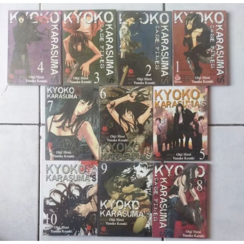 komik Kyoko karasuma's case files 1-10 tamat