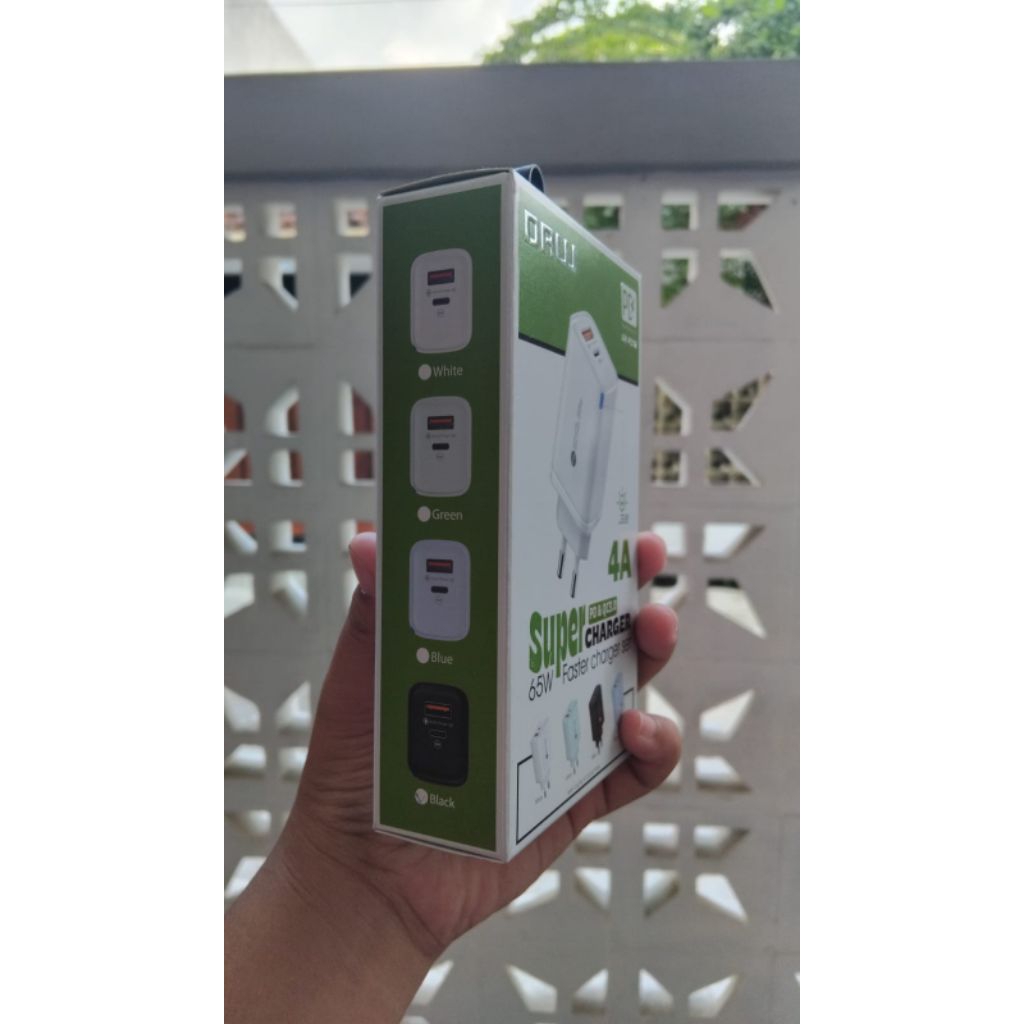 Batok Charger / Adapter Fast Charging DRW 65W