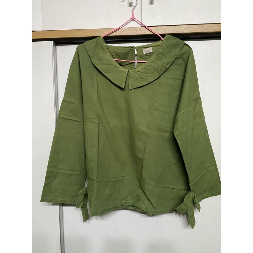 Preloved blouse Hijau