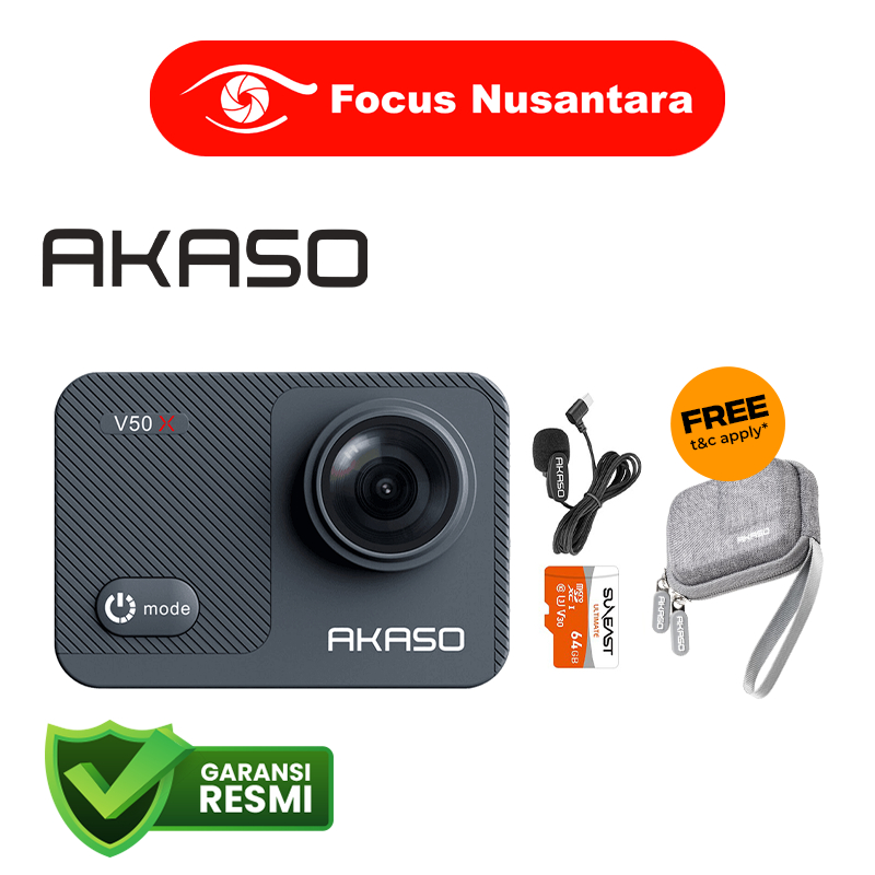 AKASO V50 X AKASO V50X New Version Action Camera GARANSI RESMI