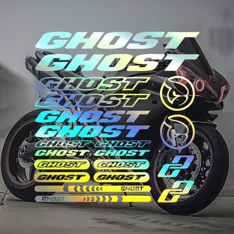 G178 Stiker Vinyl Rangka Sepeda untuk GHOST Sepeda Jalan Sepeda Gunung MTB BMX Rak Sepeda Stiker Aks