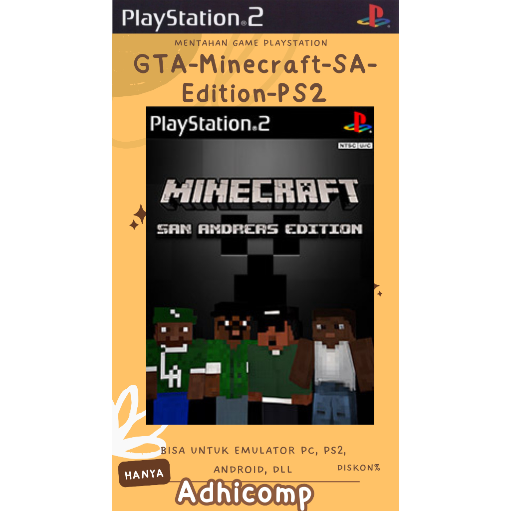 GTA Minecraft SA Edition PS2 100% WORK