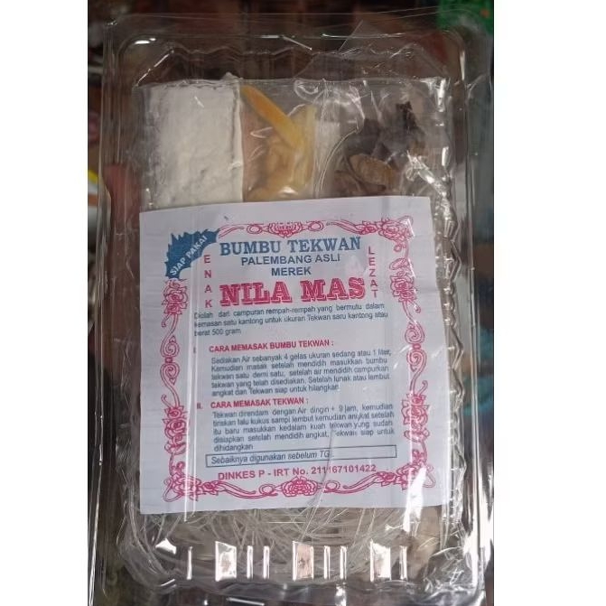 PAKET TEKWAN KERING LENGKAP BUMBU KHAS PALEMBANG