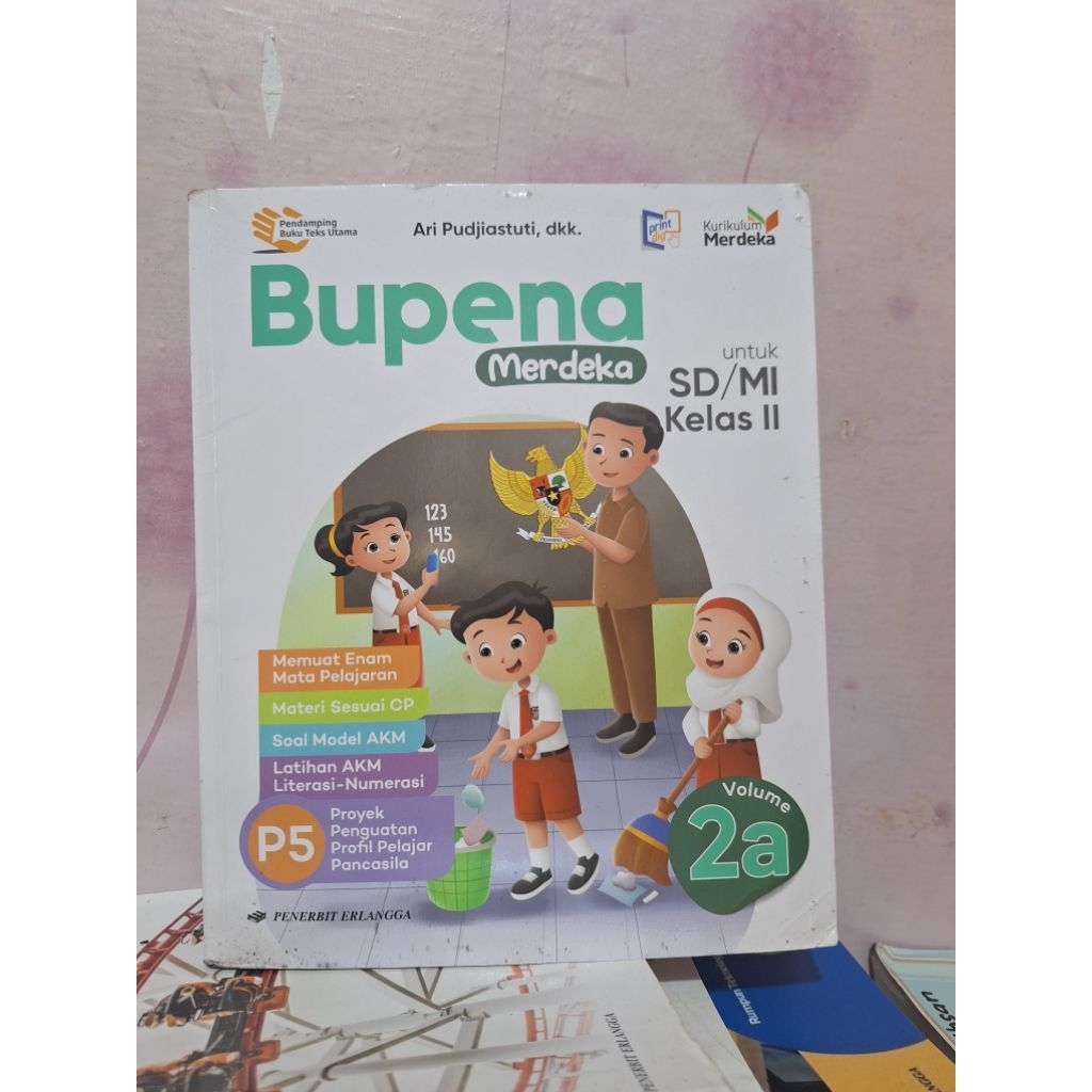 buku bupena 2a,bupena 2b,bupena 2c,bupena 2d untuk kelas 2/II sd mi kurikulum merdeka