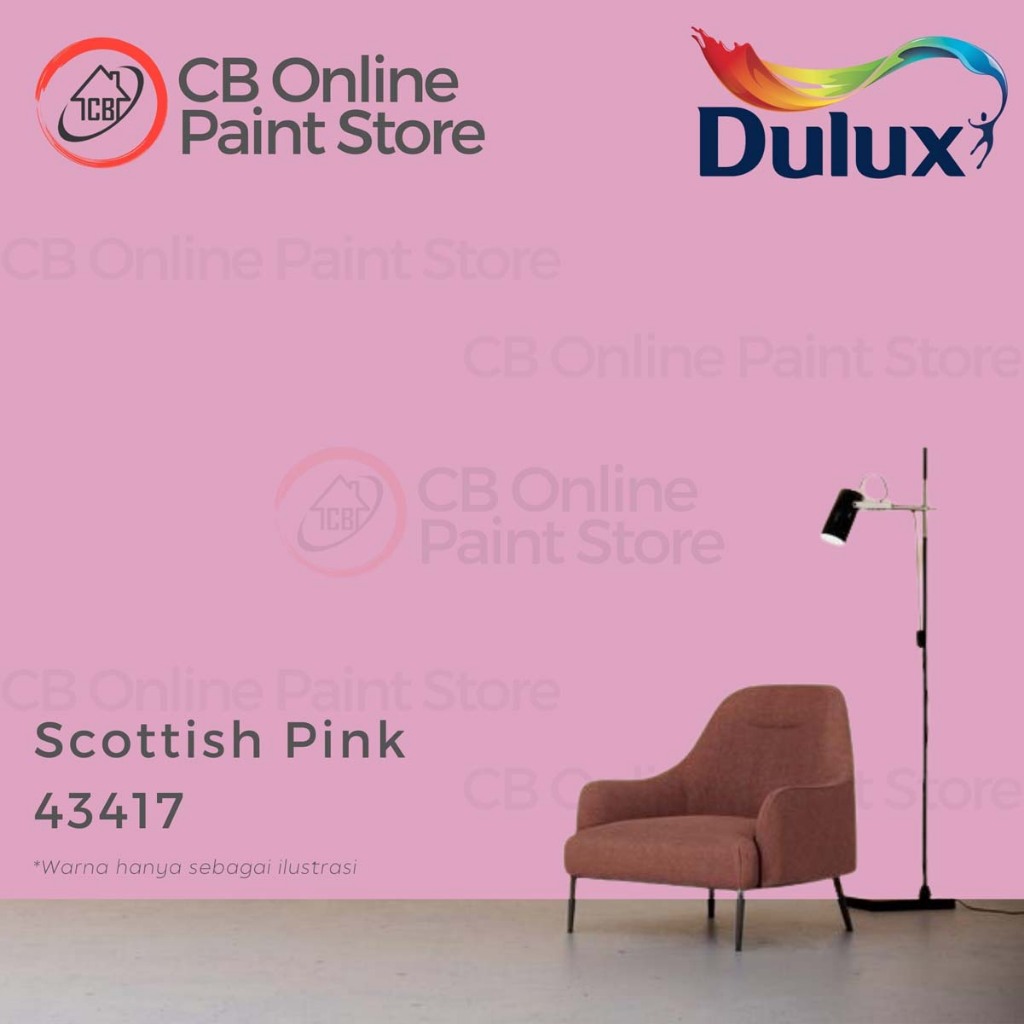 CAT TEMBOK DULUX - SCOTTISH PINK 43417 - GALON