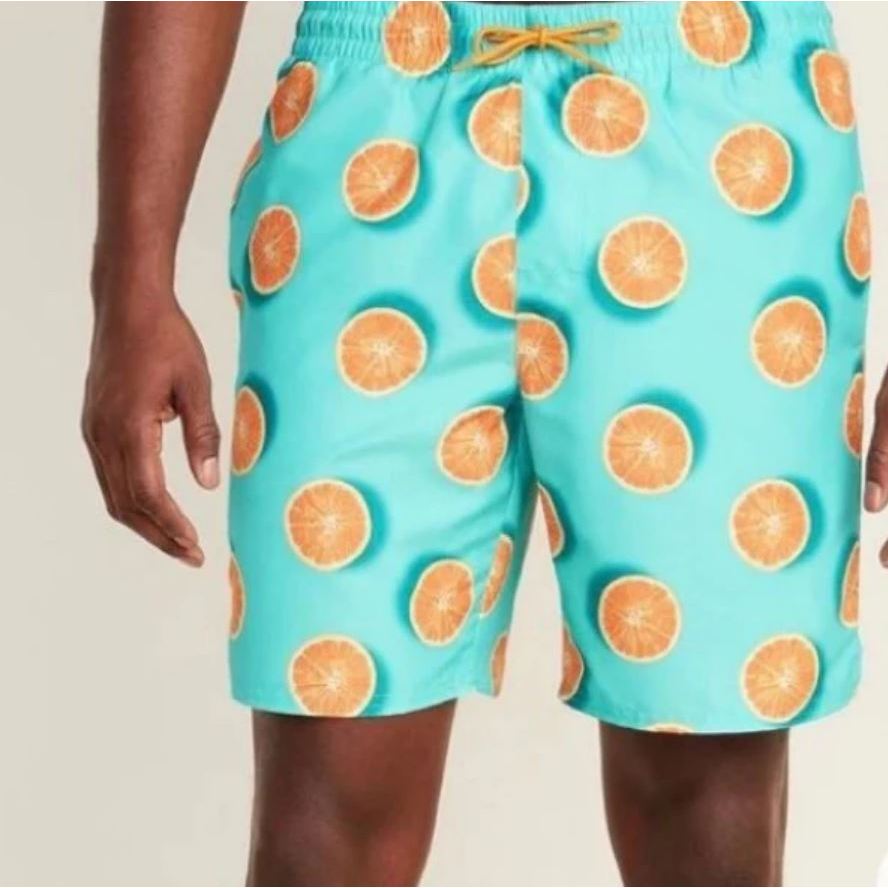 Celana Pendek Pria O.N Swim Trunks Orange Original