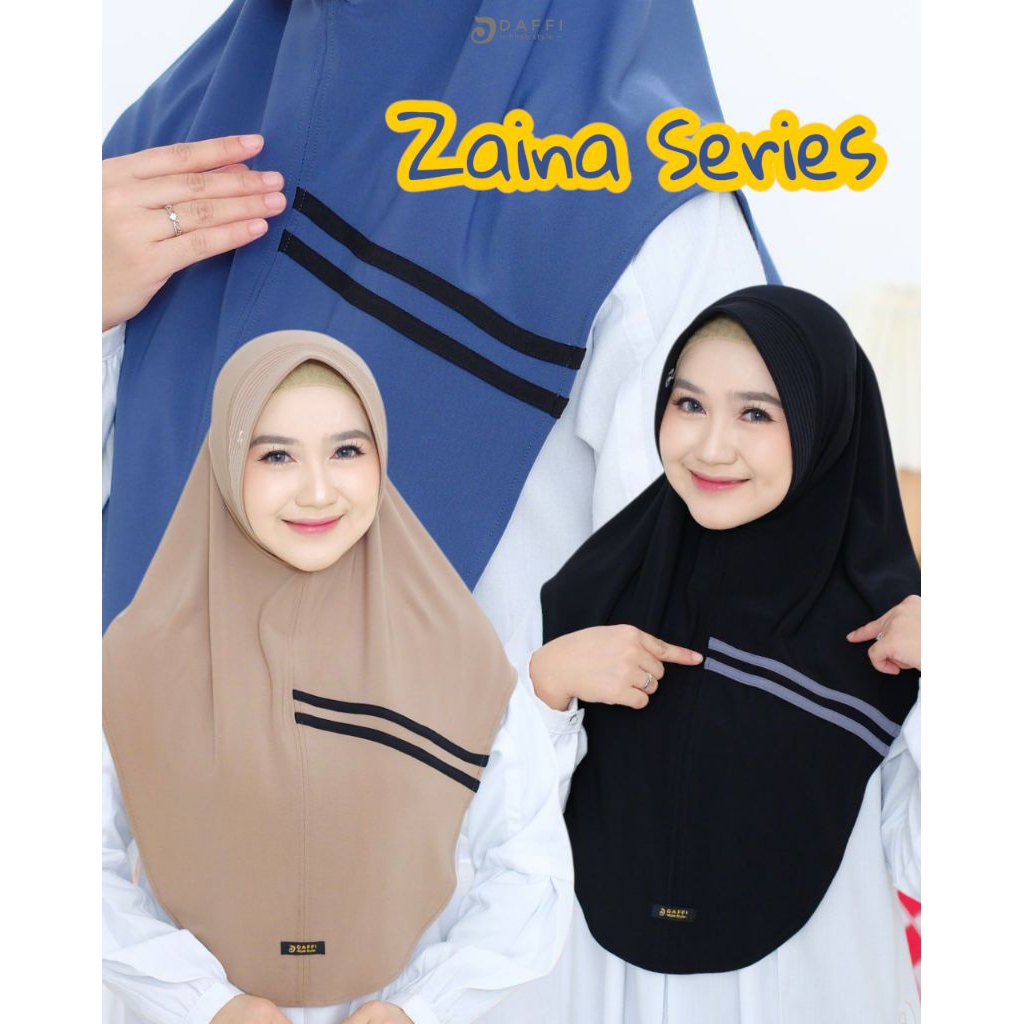 HIJAB INSTAN ZAINA BY DAFFI HIJAB TERBARU JILBAB INSTAN DAFFI