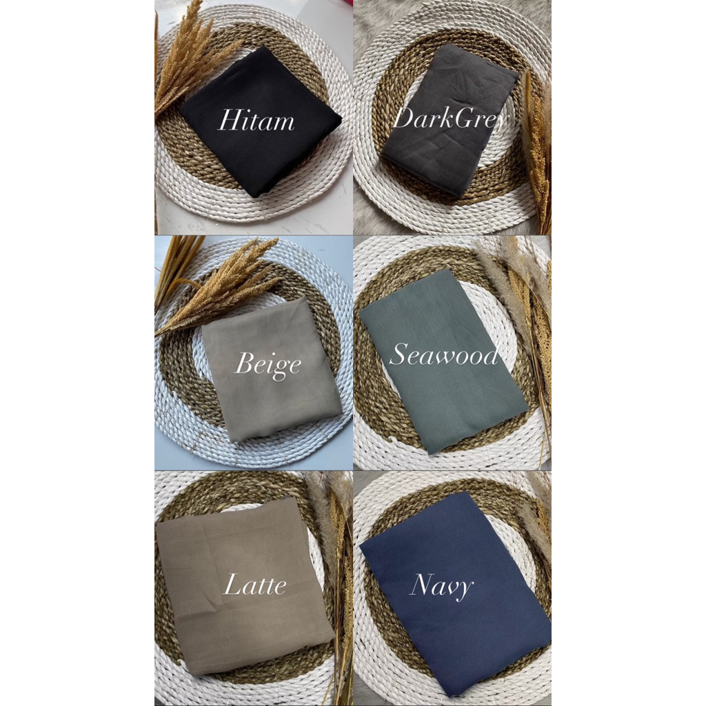 kodian 20pcs hijab bella square premium