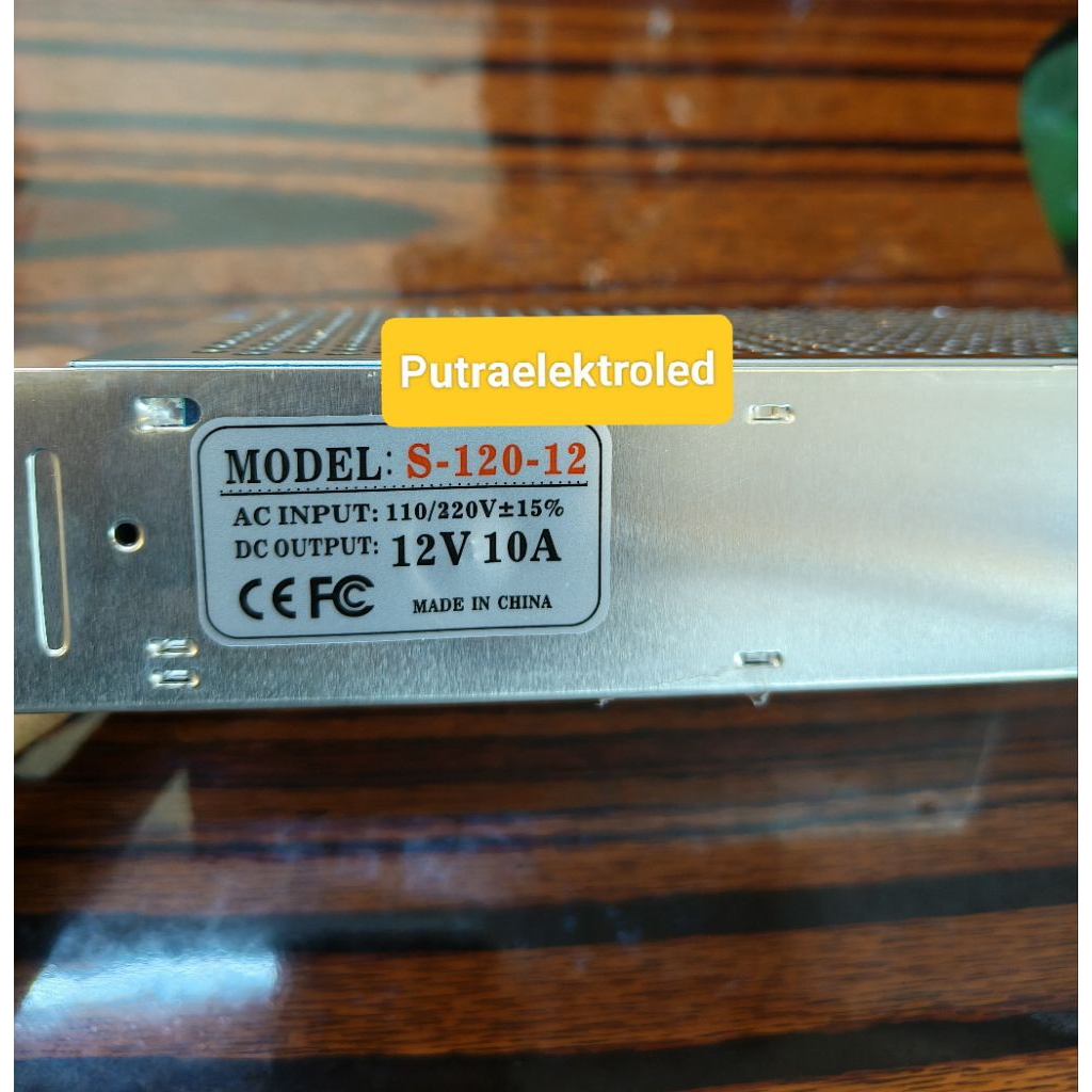 Adaptor 12V 10A S-120-12 / AC - DC Adaptor DC 12V 10A S-120-12