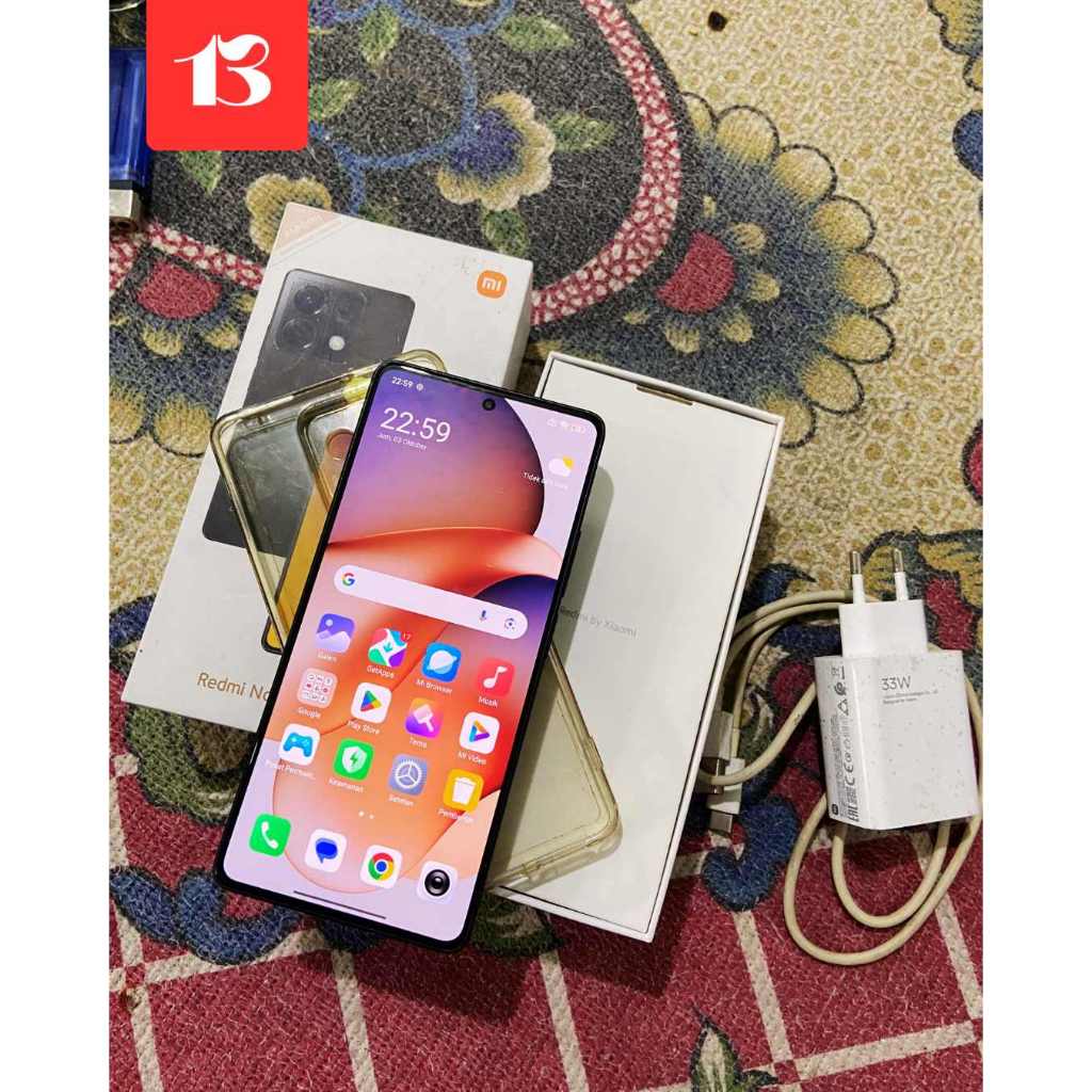 Redmi Note 13 5G 8+4/256GB New Second Normal Mulus Original