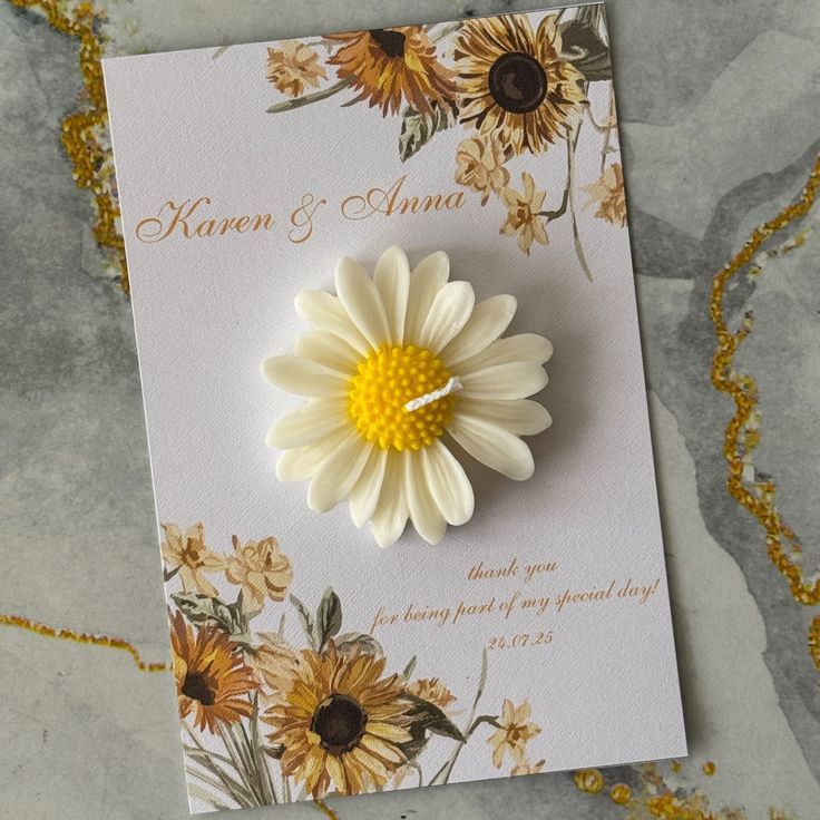 Lilin bunga daisy, souvenir pernikahan, souvenir wedding, souvenir ulang tahun. Lilin aromaterapy, l