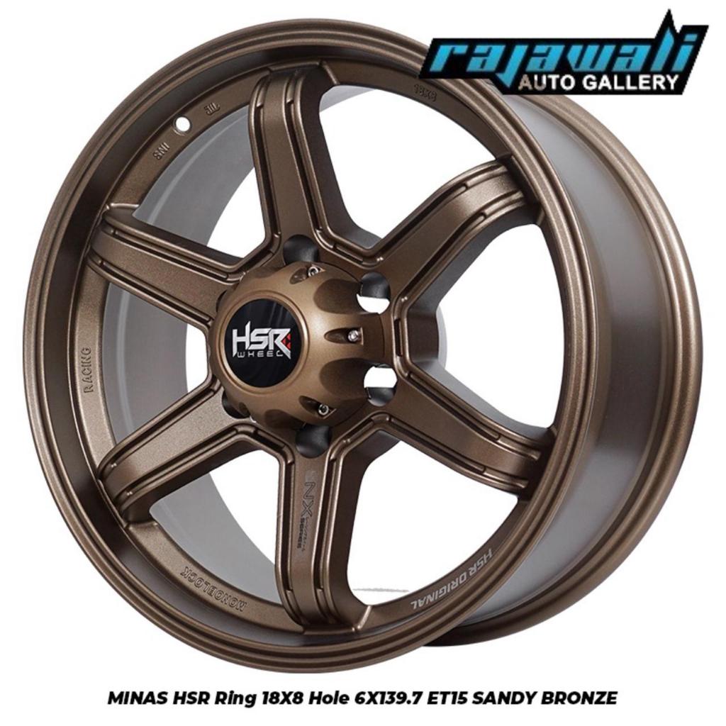 Velg Ring 18 MINAS HSR WHEEL velg promo ring 18 Buat Mobil Pajero Fortuner Colorado Hilux Dc