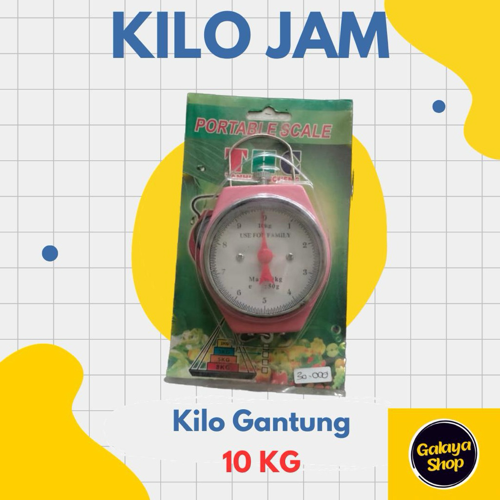 TIMBANGAN GANTUNG MANUAL 10kg / TIMBANGAN MINI / TIMBANGAN KECIL / KILO