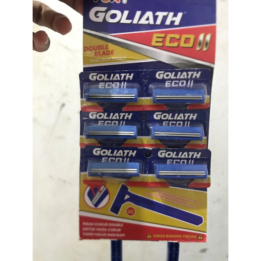 goliath kerokan | pisau cukur isi 6
