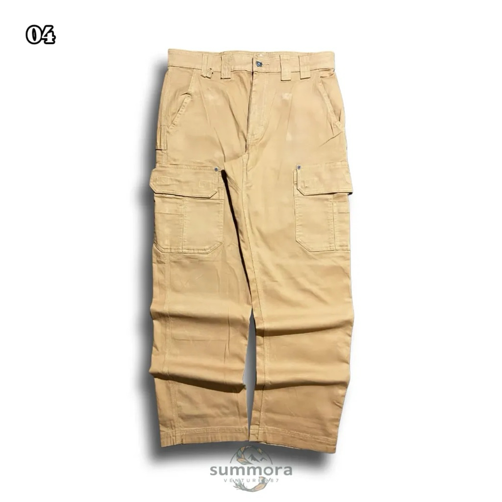 DULUTH TRADING FLEX FIRE HOSE RELAXED FIT CARGO WORK PANTS