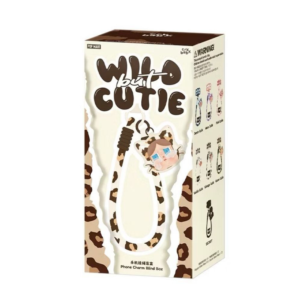 Pop Mart CRYBABY Wild But Cutie (WBC) Phone Strap – Original Popmart, New Ready & Sealed Fashion