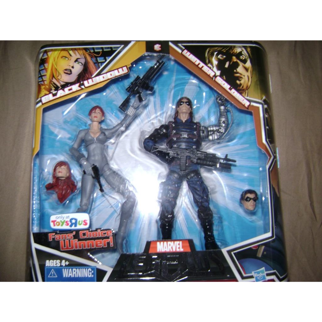 Marvel Legends Fans Choice Exclusive Action Figure 2Pack Black Widow WInter Soldier