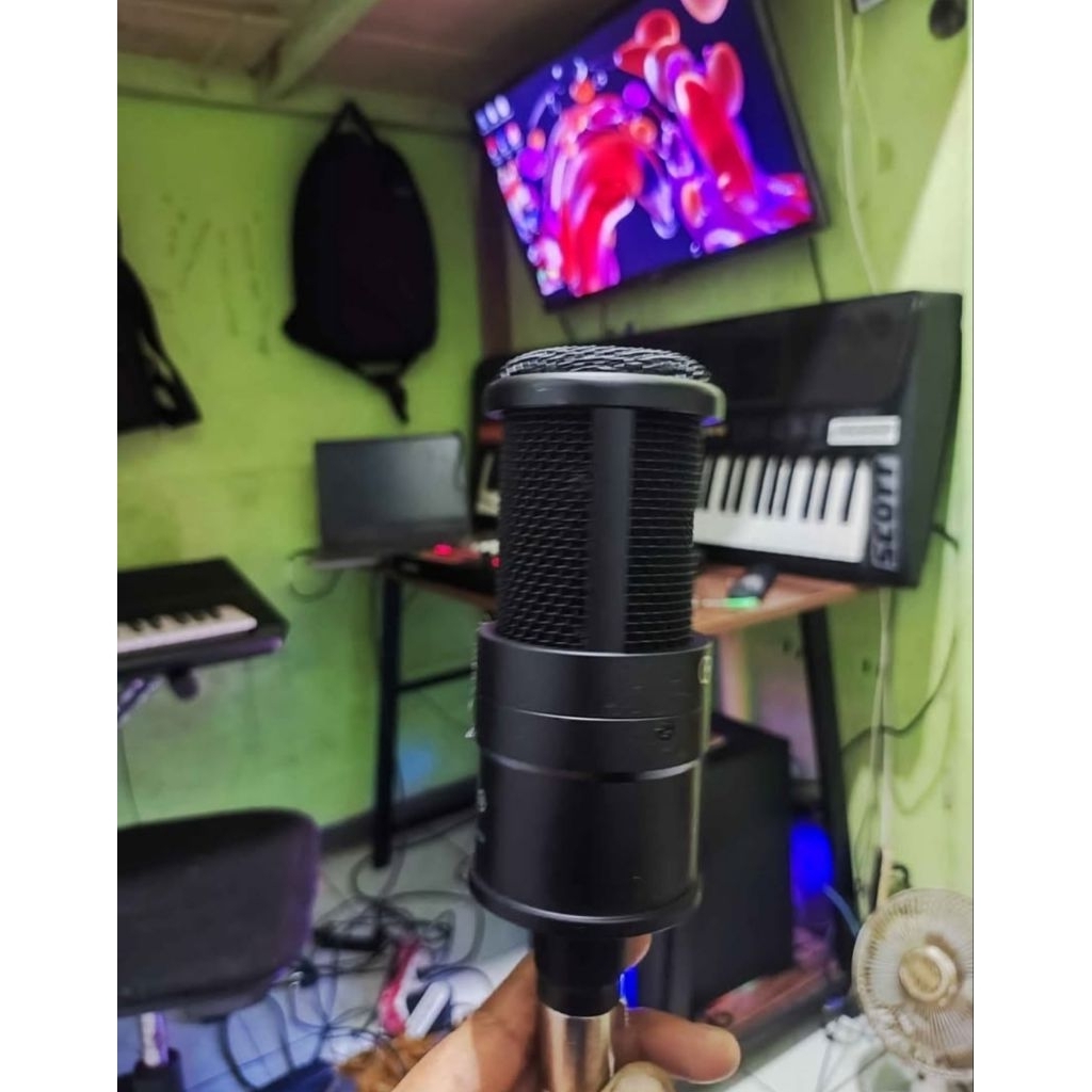 Mic Condenser Steinberg ST-M01 + Shockmount + Kabel | Kondisi Normal Barang Mulus | Dicek Sebelum Di