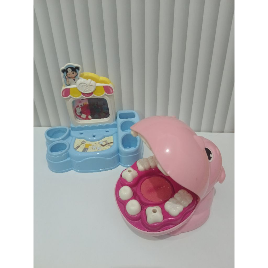preloved mainan dokter gigi kongsuni