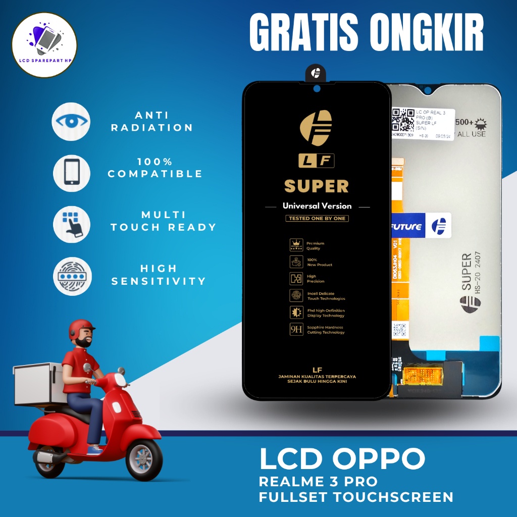 LCD REALME 3 PRO FULLSET TOUCHSCREEN