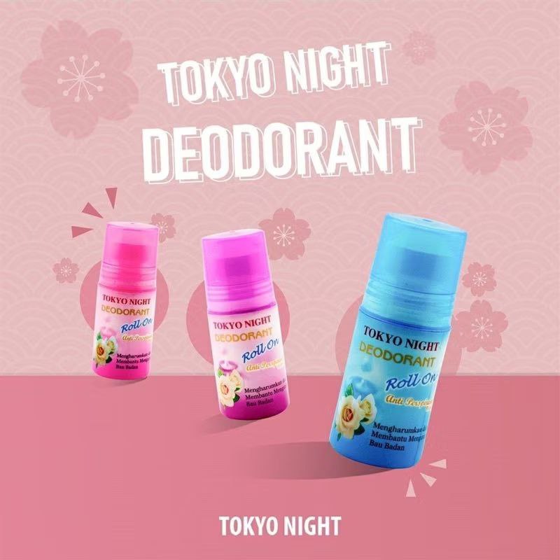 TOKYO NIGHT Deodorant Roll On Anti Perspirant / Deodorant Tokyo Night Roll On
