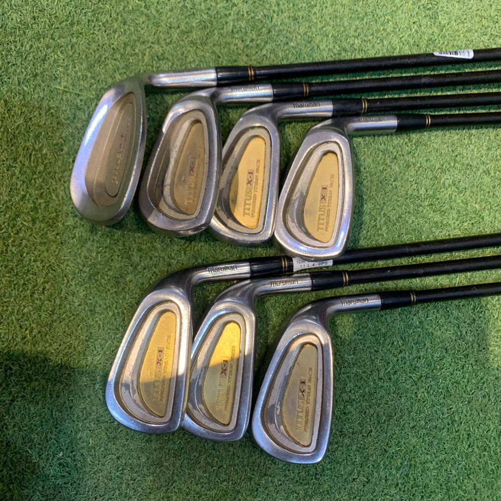 Ladies Maruman Titus X-1 IRON SET # 4,6,7,8,9,PW,SW The Parsec 5000SP Maruman Hitachi L-Flex | Stick