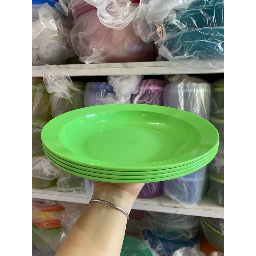Large deep plate tupperware