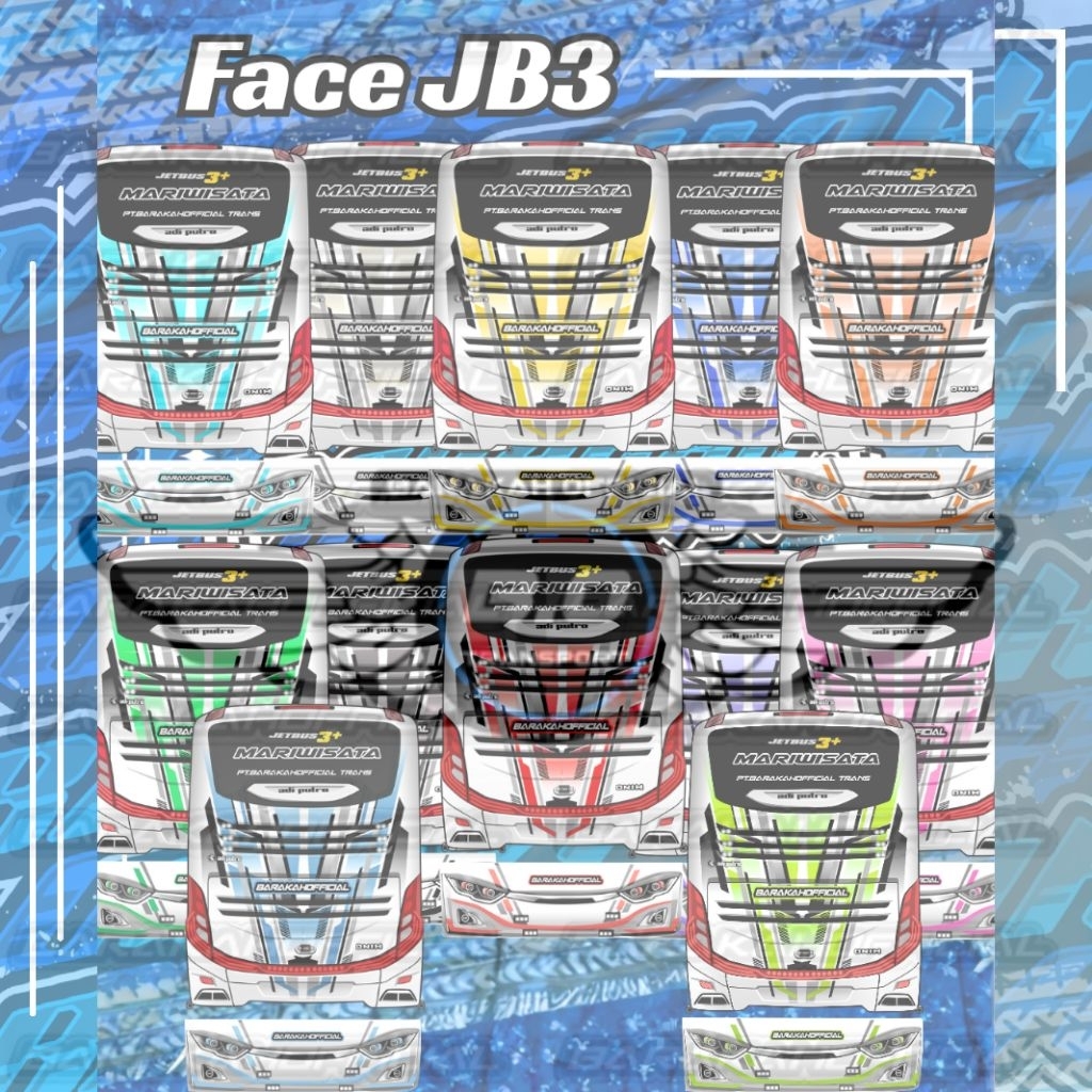 Sticker Face JB3 Barakahofficial