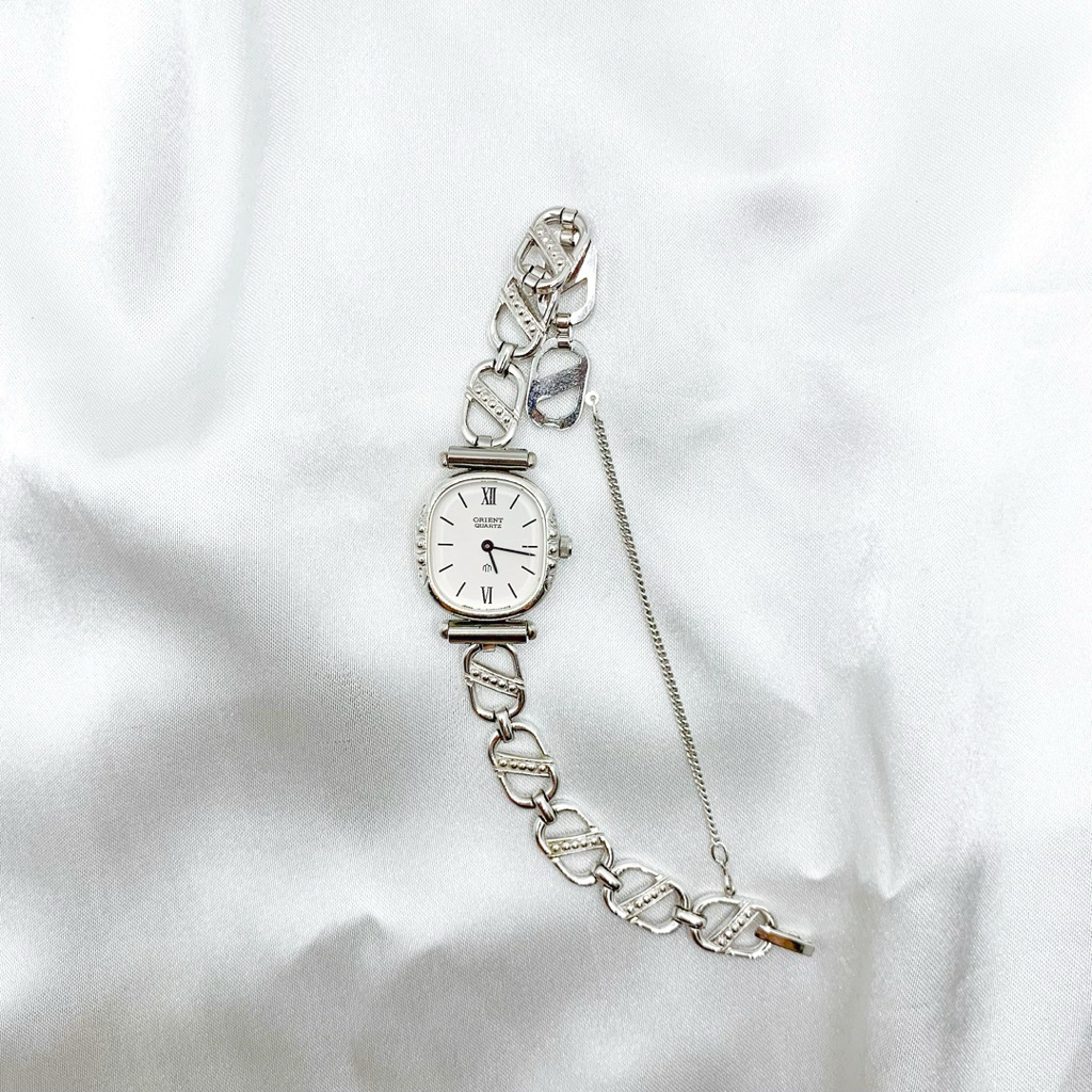 Silver Orient Quartz Watch