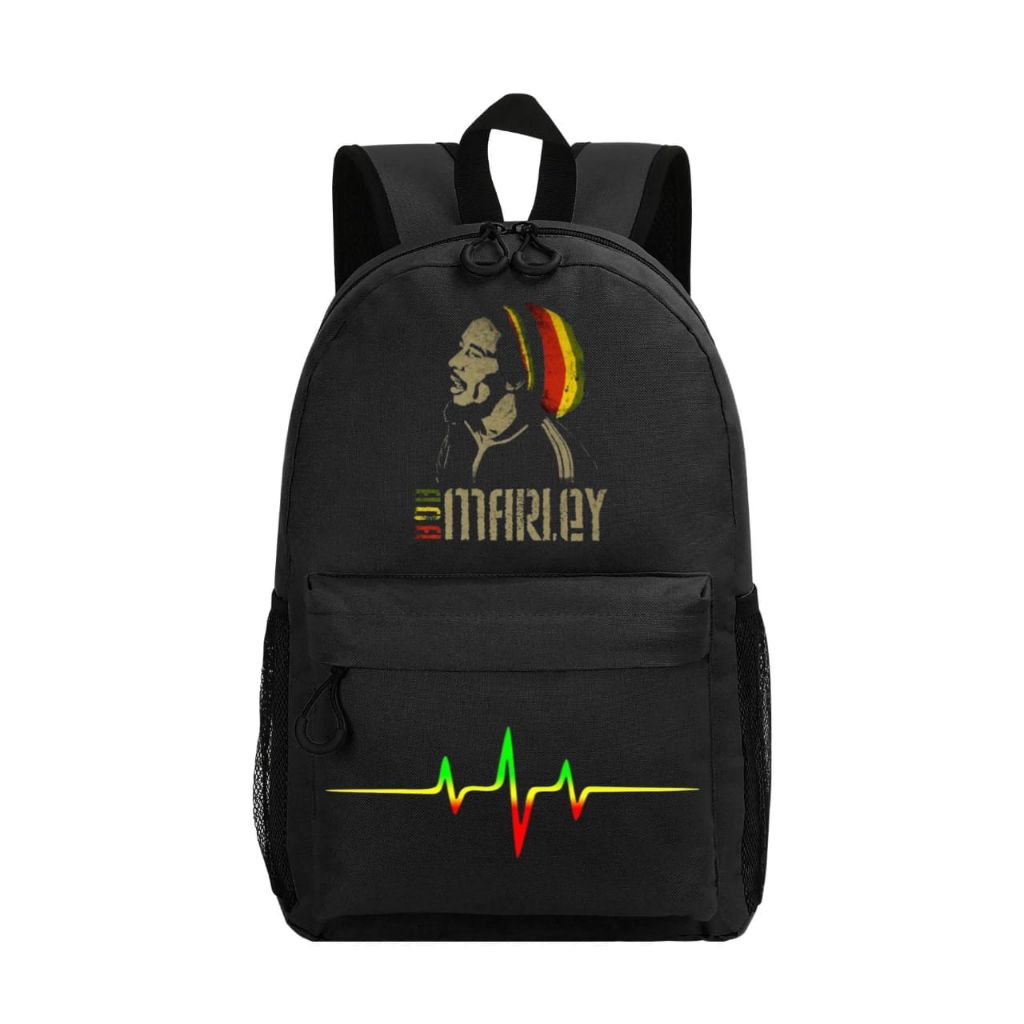 Tas Ransel Sekolah Gambar Bob Marley Tas Distro Kekinian Tas Sekolah Backpack pria  Wanita