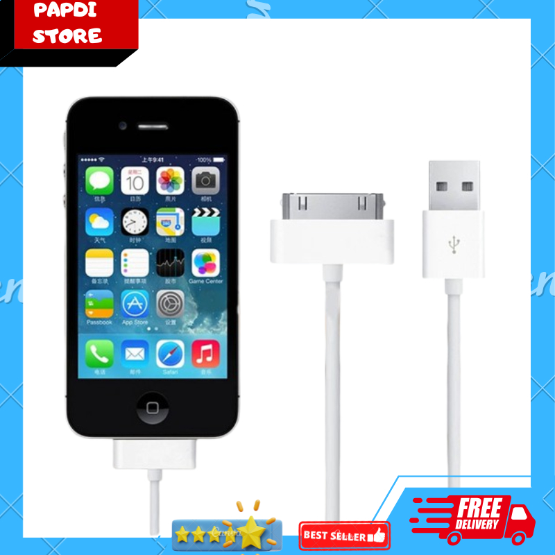 Kabel Data Charger 30 Pin Multifungsi for IP iPad iPod 1M