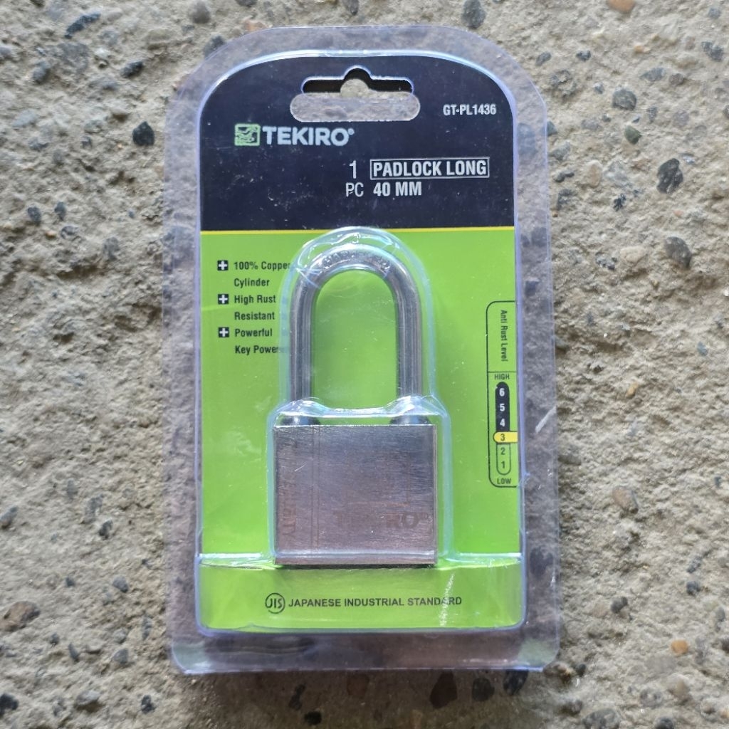 Tekiro Kunci Gembok Leher Panjang 40mm gembok putih tekiro
